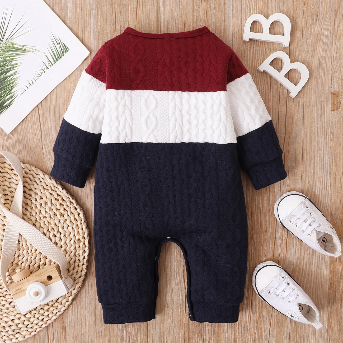 Boys autumn and winter long-sleeved One Piece